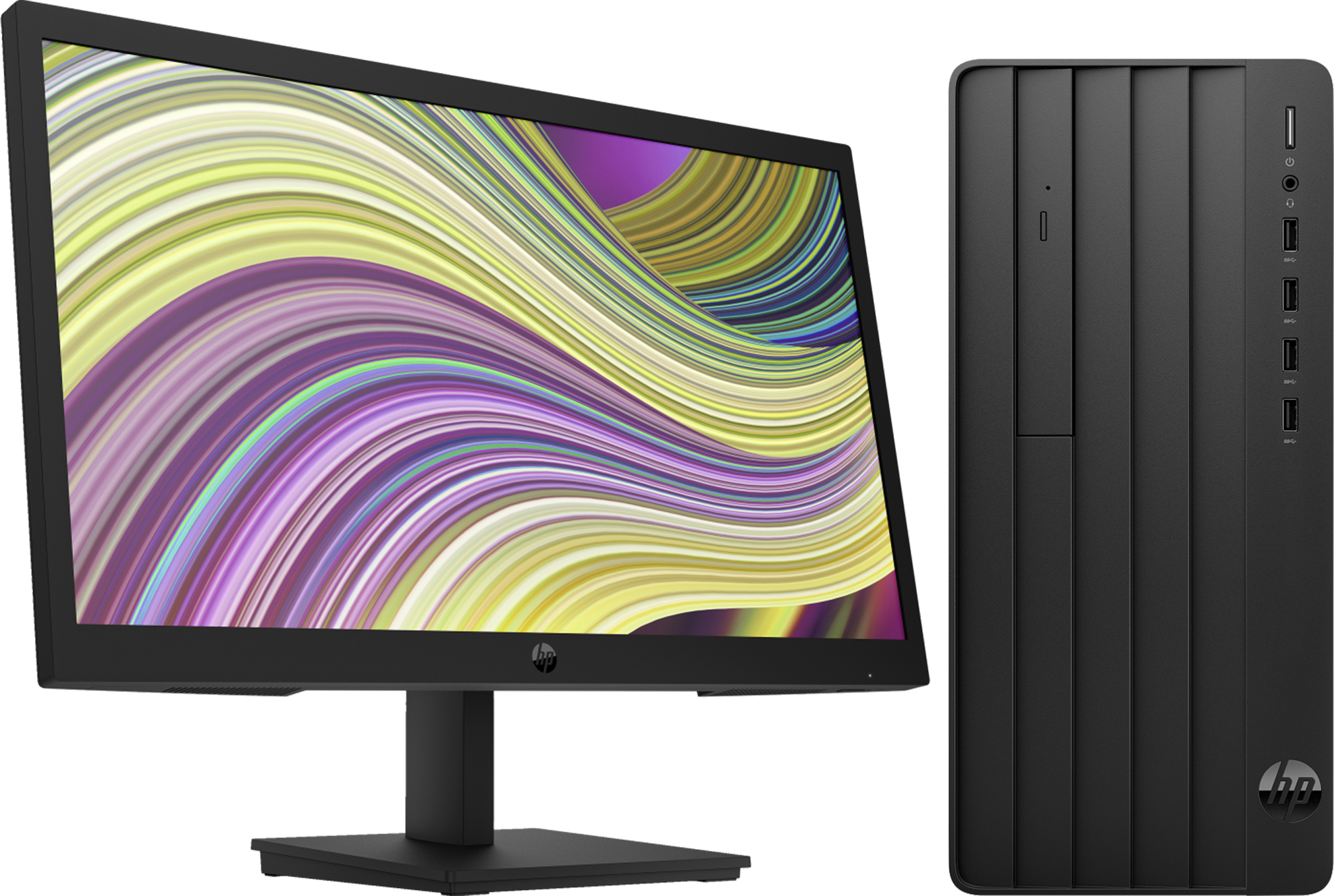 Ordinateur de bureau HP Pro 400 G9 tour + Écran HP P22V